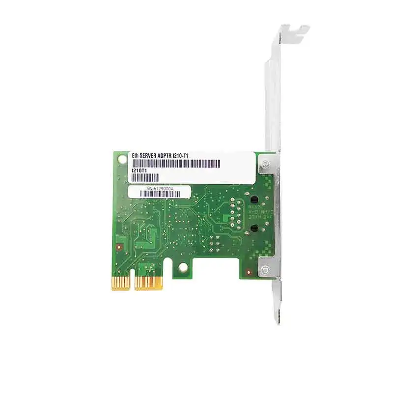 Новый I210-T1 с Intel I210 чип 10 м/100 м/1000 м RJ45 одиночный порт сетевой адаптер по сравнению |