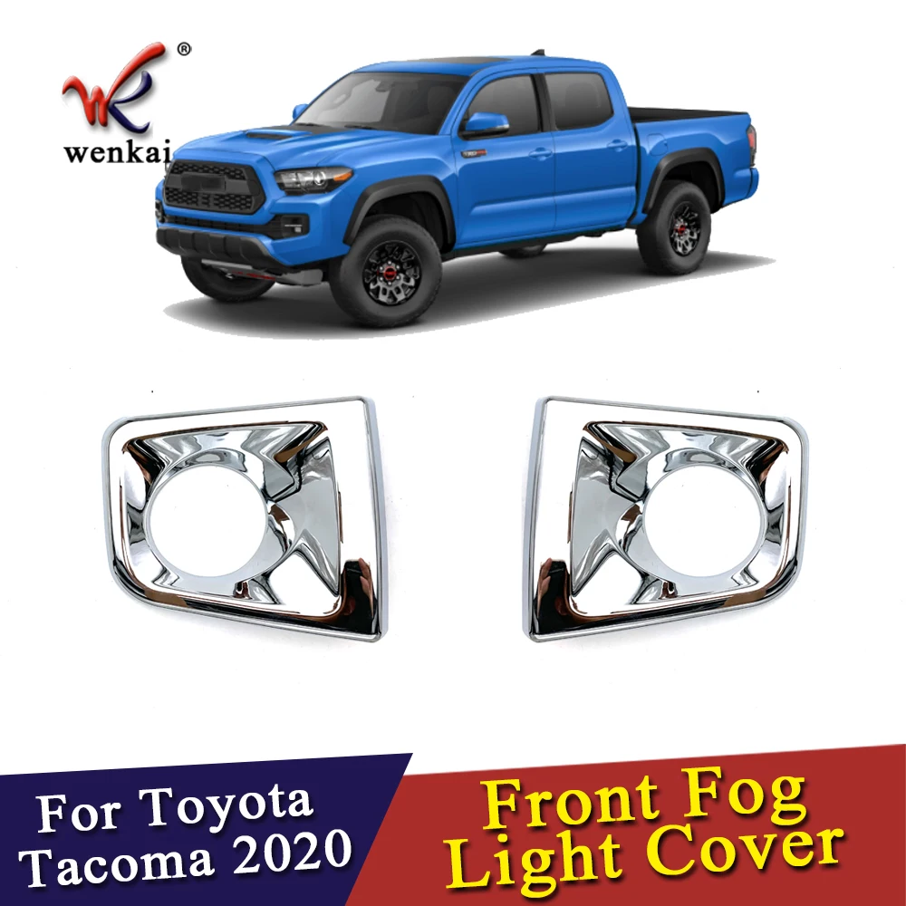 Передняя противотуманная фара хромированная крышка зеркала ABS для Toyota Tacoma 2015 2019
