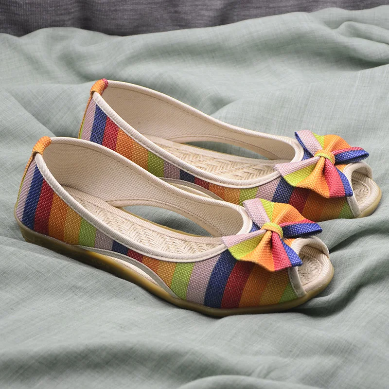 Сандалии женские с открытым носком Повседневная Удобная обувь на плоской