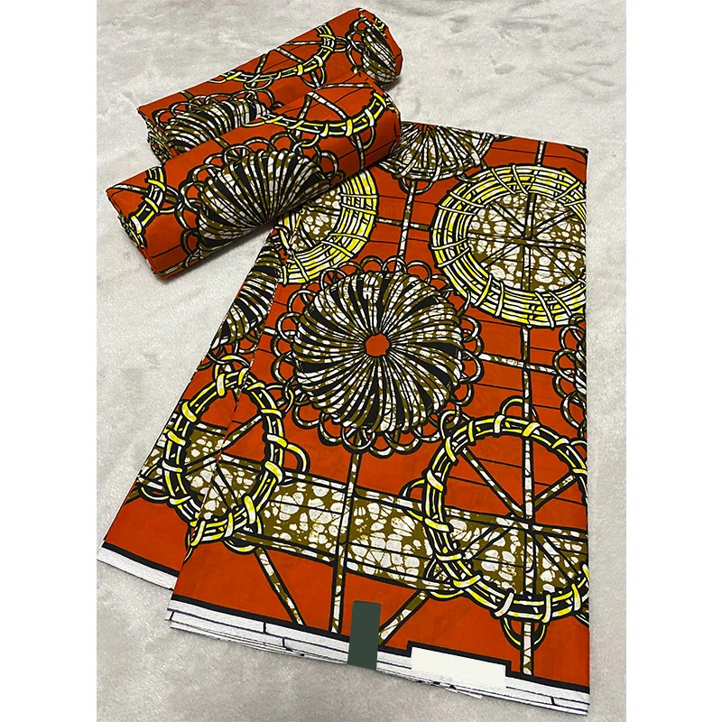 Черно белая африканская восковая ткань для платья в стиле Анкары 2019 Ткань шитья