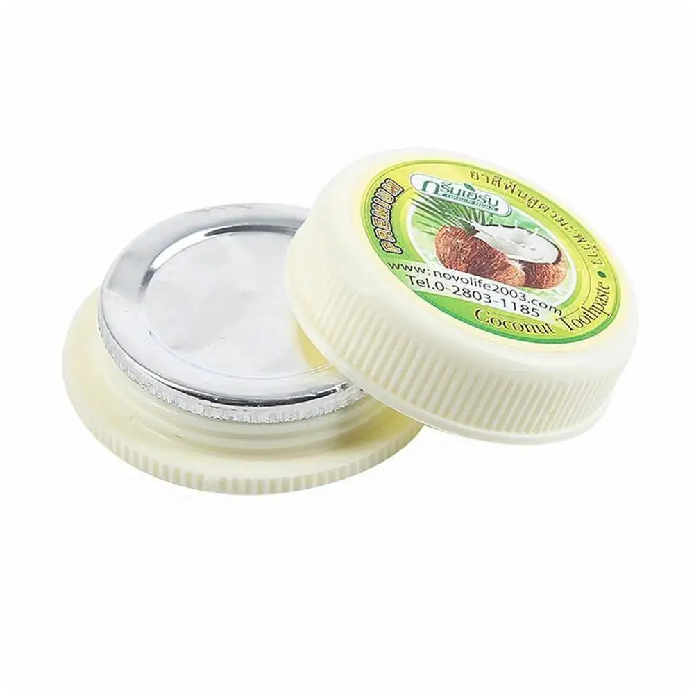 Кокосовая зубная паста отбеливающий зубной камень пятна дыма черные желтые