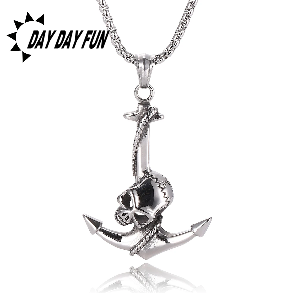Подвеска Ожерелье s из нержавеющей стали звено крепление цепи череп кулон