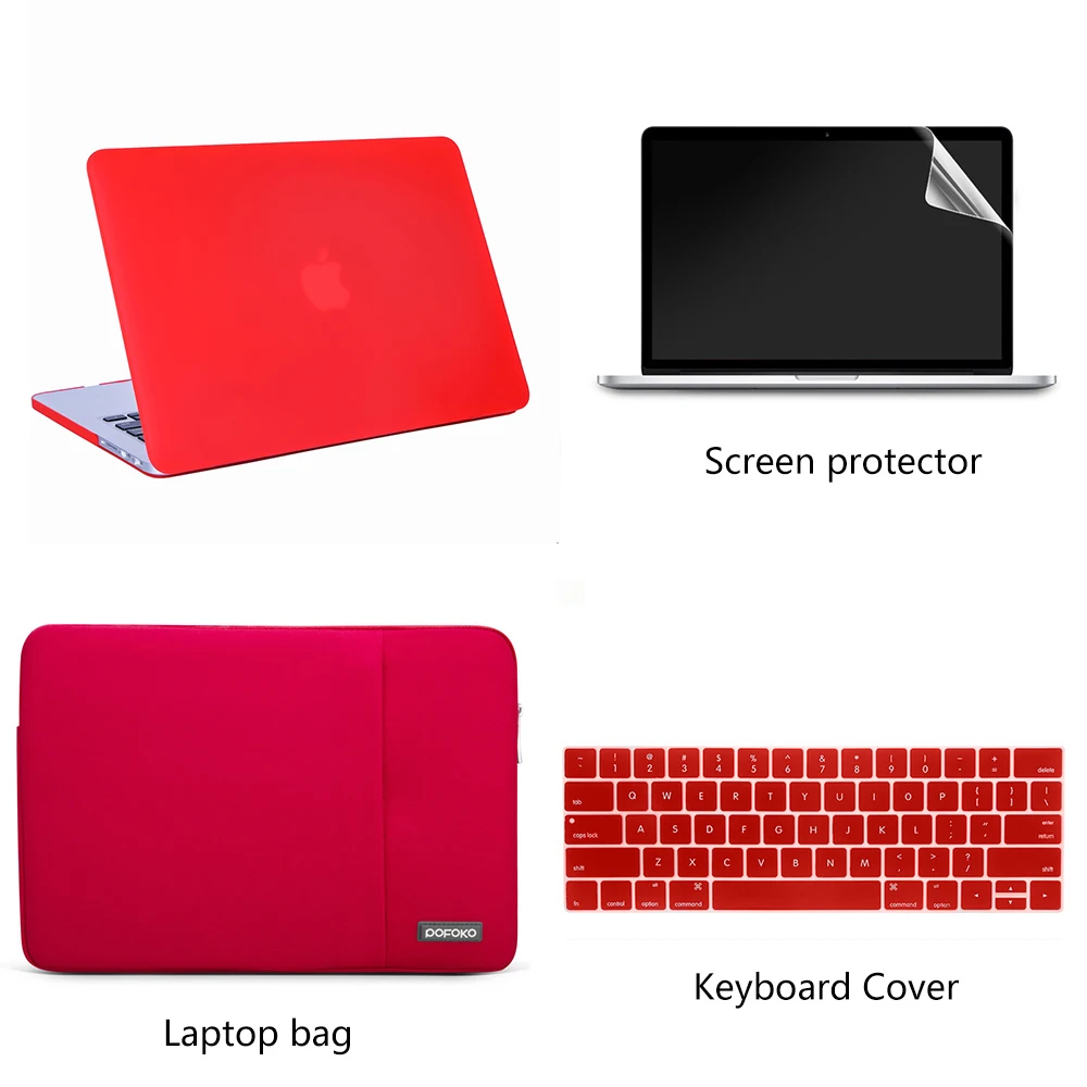 Новый жесткий чехол для ноутбука + сумка протектор экрана клавиатуры Apple Macbook Air 11 6