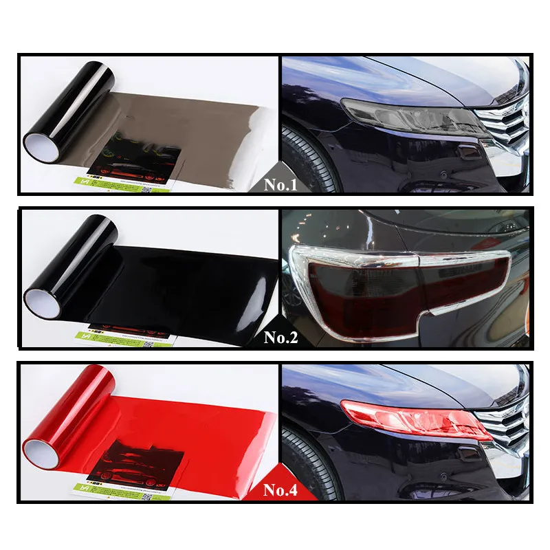 Автомобильный ТИНТ 30 см x 60 модный тонировочный светильник задняя фара туман