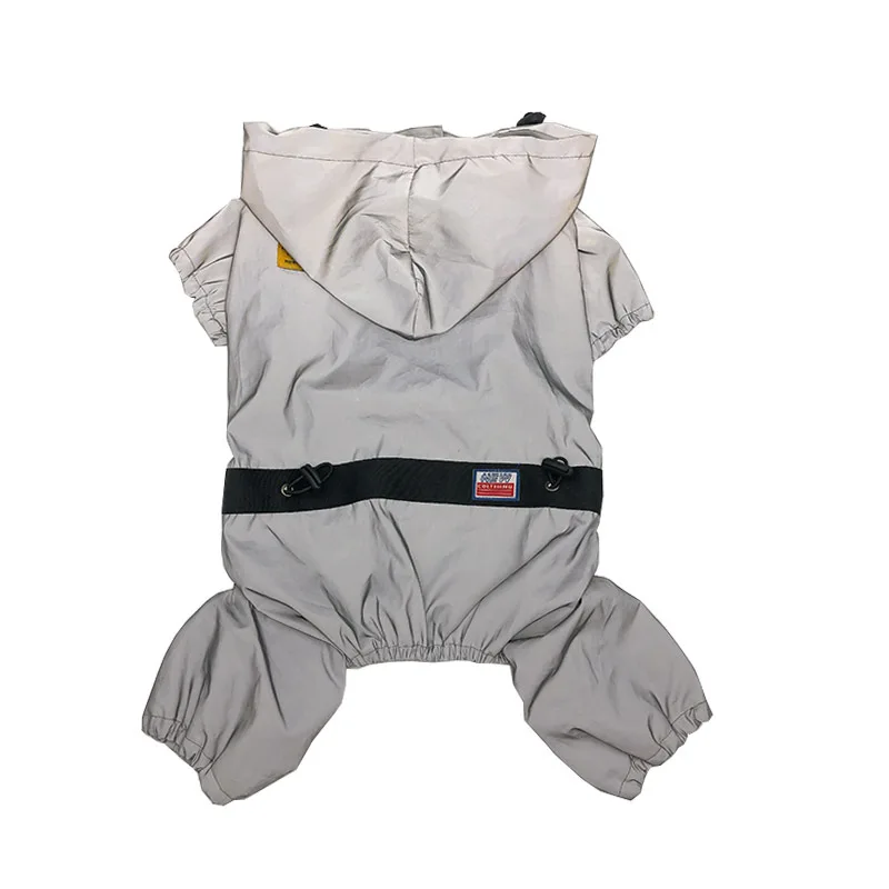 Светоотражающий дождевик для собак новый дизайн водонепроницаемый комбинезон