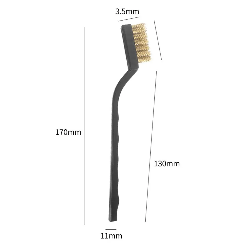 

10 Pcs/set Wire Brush Copper Plated Cup/end Wire Brushes For Drill Attachment