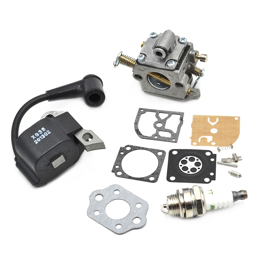 

Carburetor Rebuild Kit & Gasket Combination Igntion Coil Fits FITS STIHL 017 MS170 018 MS180 ZAMA CARB Replacement Spare Parts