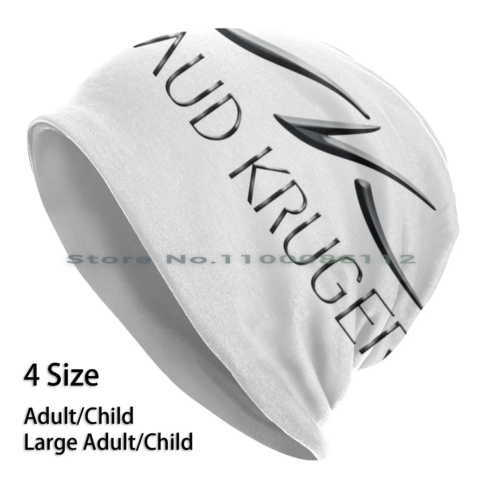 

Шапка-бини с логотипом Saud Kruger, вязаная шапка Saud Kruger Elite, опасная авиационная корпорация, ММО, видеоигра, серебряная логотип компании Beluga