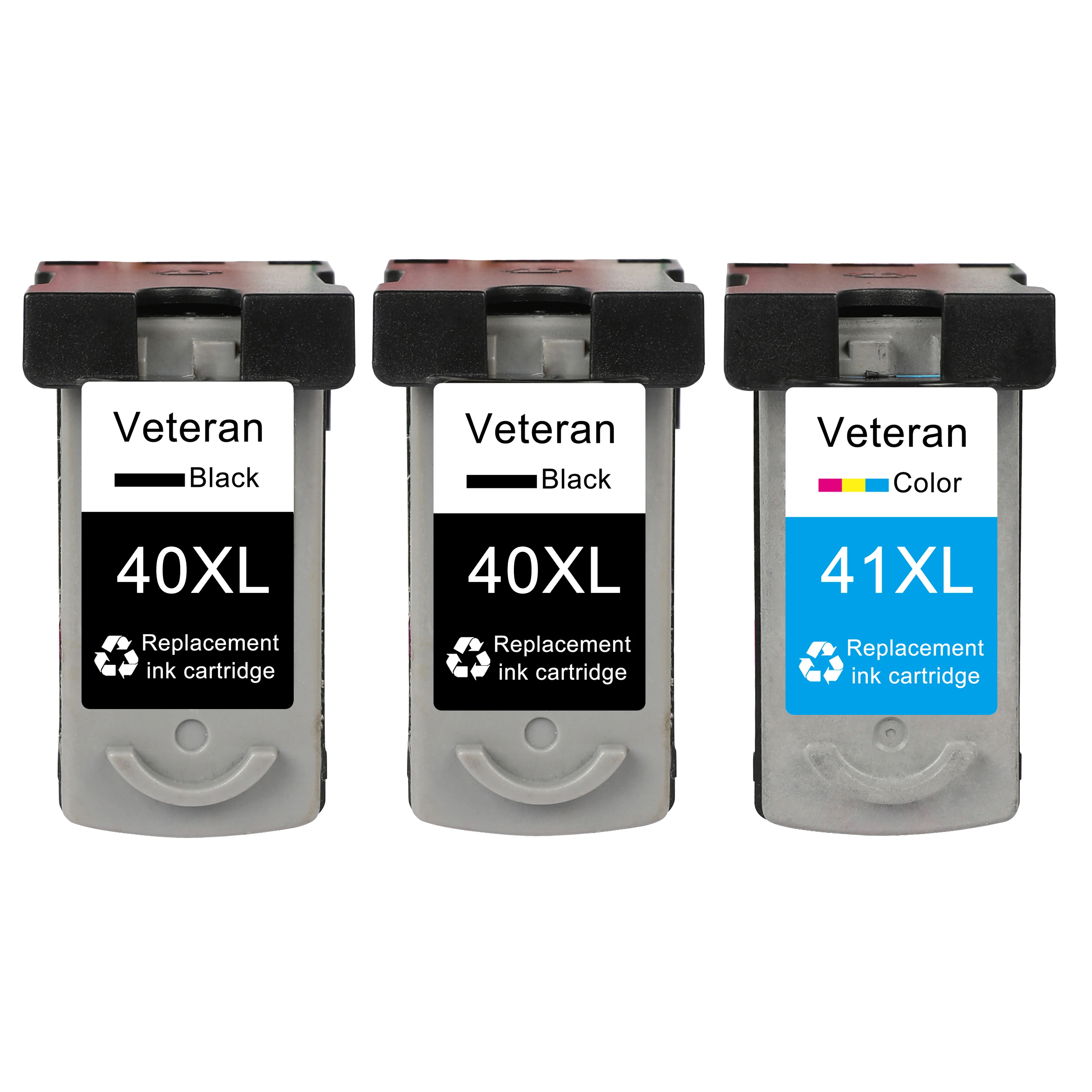 Совместимые чернильные картриджи Veteran восстановленные 40XL 41XL для PG 40 CL 41 PIXMA iP1800