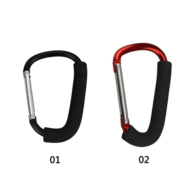 Алюминиевый карабин D форма Пряжка пакет брелок зажим пружинный для ключей