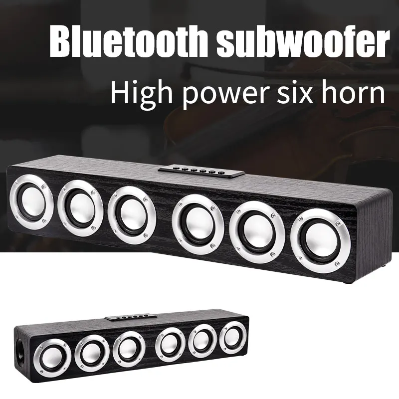 Home Theater Wireless Bluetooth Subwoofer Speaker Outdoor Party High Volume Soundbox TV Computer Soundbar Card Phone HiFi Audio