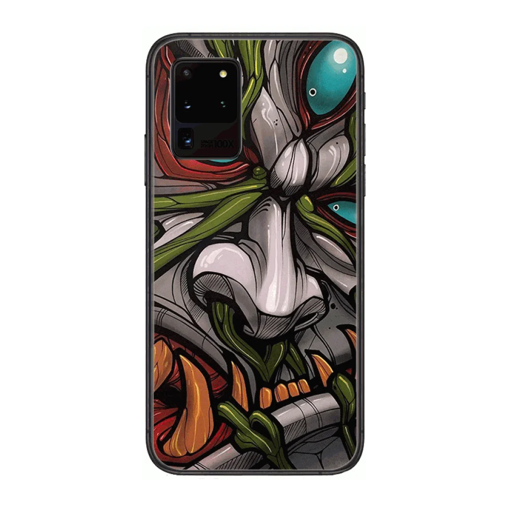 

Boutique Totems Fashion Phone cover hull For SamSung Galaxy S 6 7 8 9 10 20 Plus Edge E 5G Lite Ultra black soft bumper