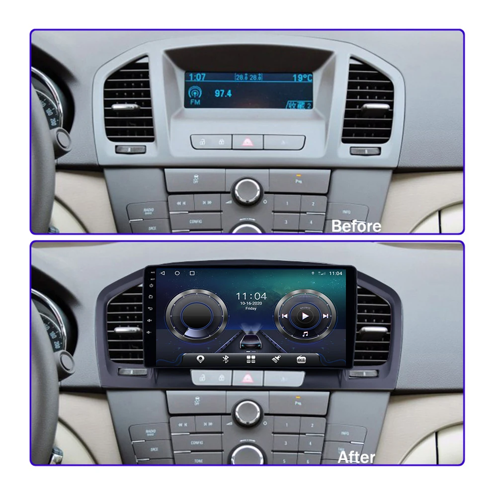 

6+128G for Opel Insignia 2009-2013 Buick Regal NO 2din Din Car Radio Multimedia Video Car Stereo Player Autoradio Android 10.0