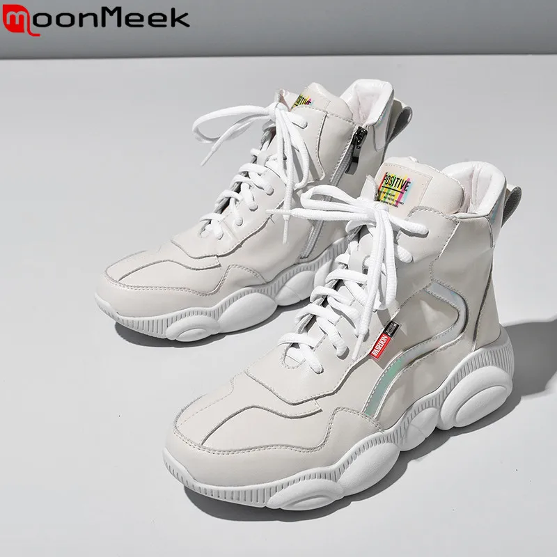 

Женские ботильоны на шнуровке, из натуральной кожи