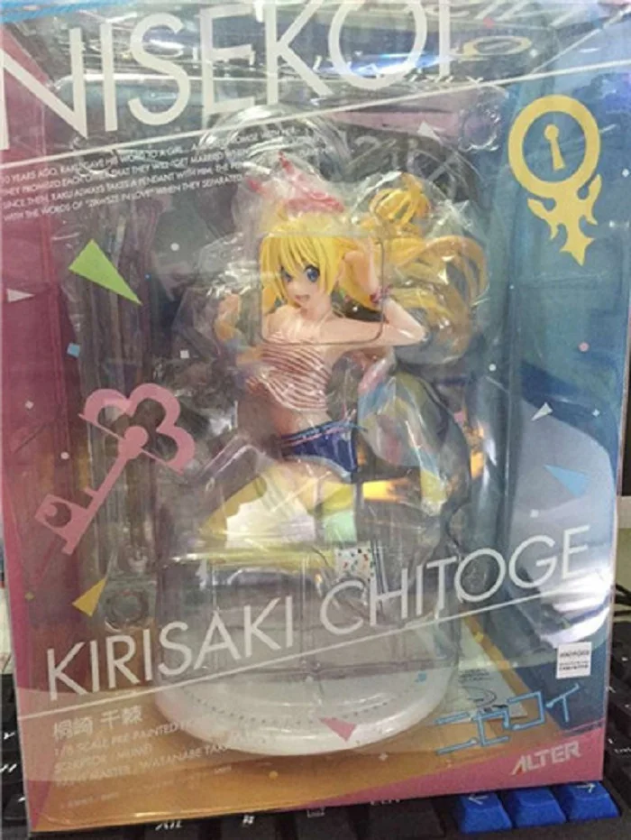 Экшн-фигурка псевдо любовь Nisekoi Kirisaki Chitoge масштаб 1/8 ПВХ 23 см японское аниме