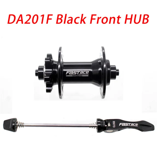 FASTACE DA201 F/R DEORE XT M8100 M7100 FH BH концентратор 12 s 32H 135x10 мм 100x9 мм E-THRU ось велосипеда 12 Скоростей микро сплайн - Цвет: DA201F Black Front