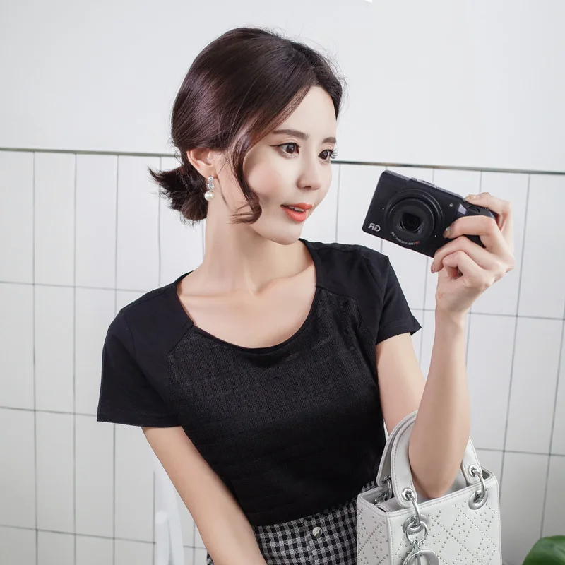 

Summer classic quality soft casual breathable women's Short Sleeve T-Shirt