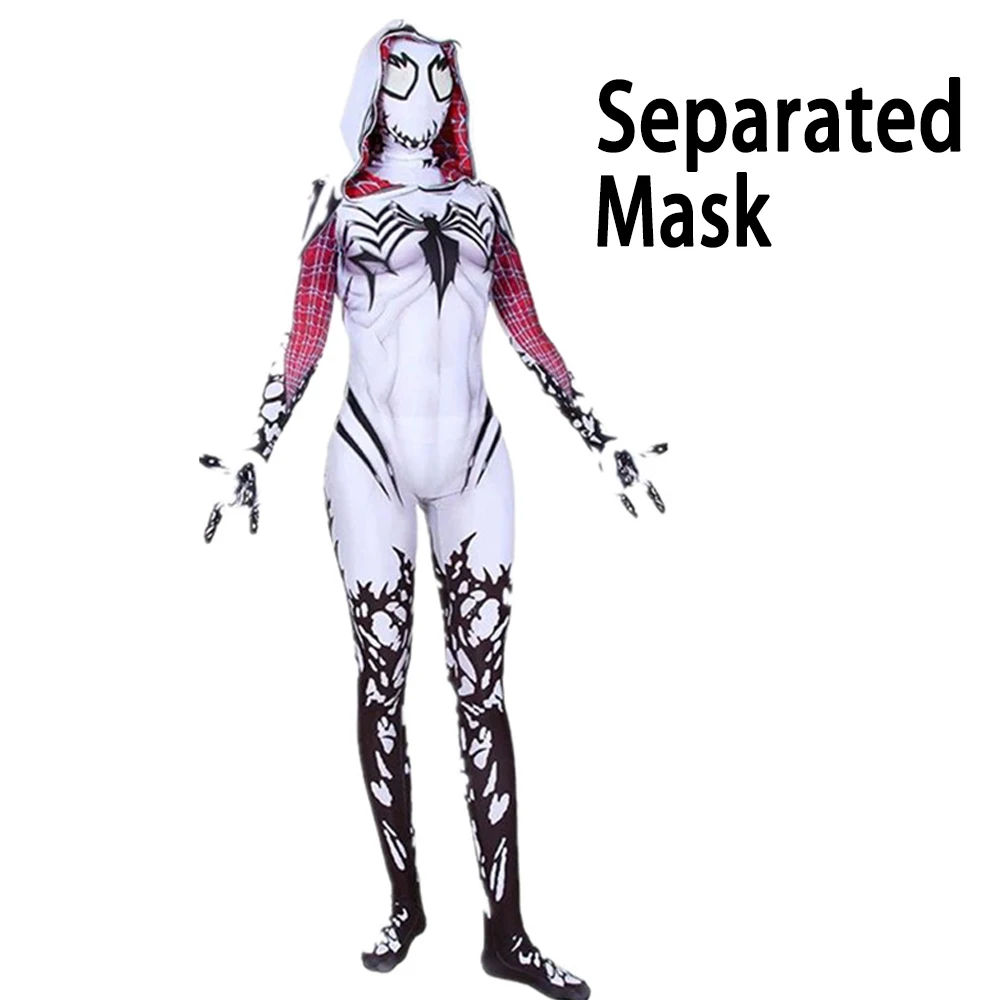 Женский/Женский костюм на Хэллоуин комбинезон для косплея Стейси из лайкры и