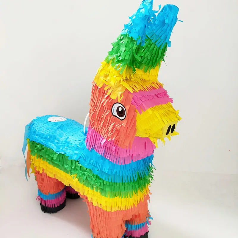 Маленький Радужный Ослик пината реквизит для детской вечеринки на день рождения