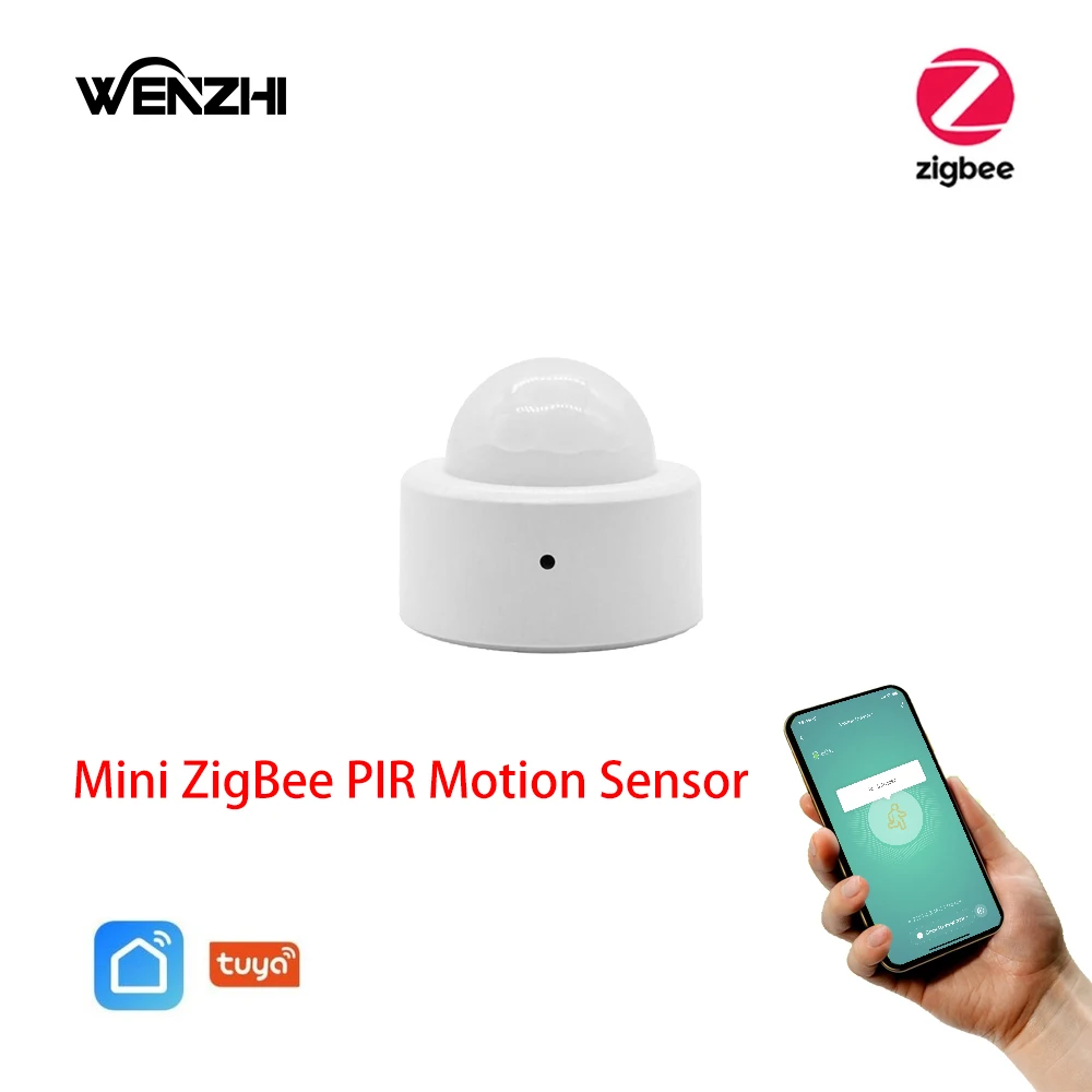 

ZigBee Motion Sensor Presence PIR IR Automation Human Body Infrared Detector Wireless Security Mini Tuya Smart Life Alexa Home