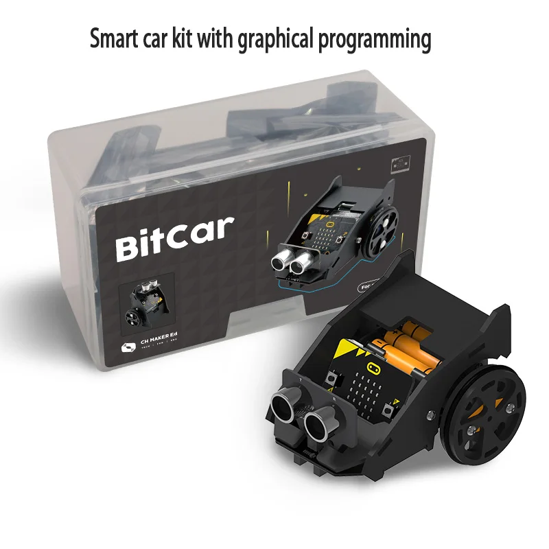 Bitcar Microbit Smart Car Kit For Graphically Programmed Stem Education Maker Robot