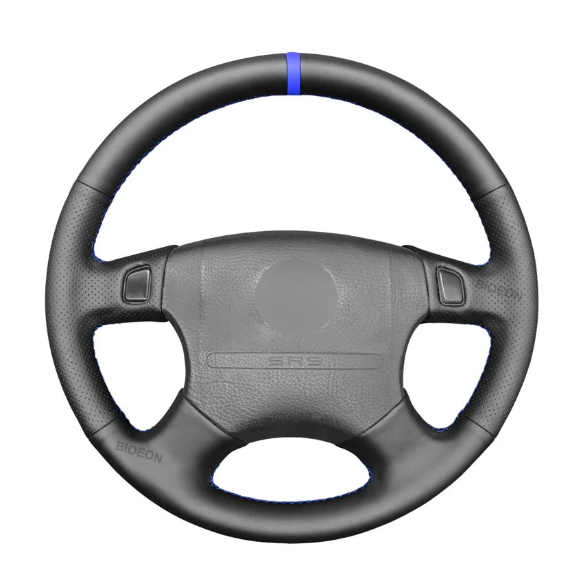 

Hand-stitched Black PU Artificial Leather Car Steering Wheel Cover for Honda Accord Odyssey Prelude 1994 1995 1996-1997