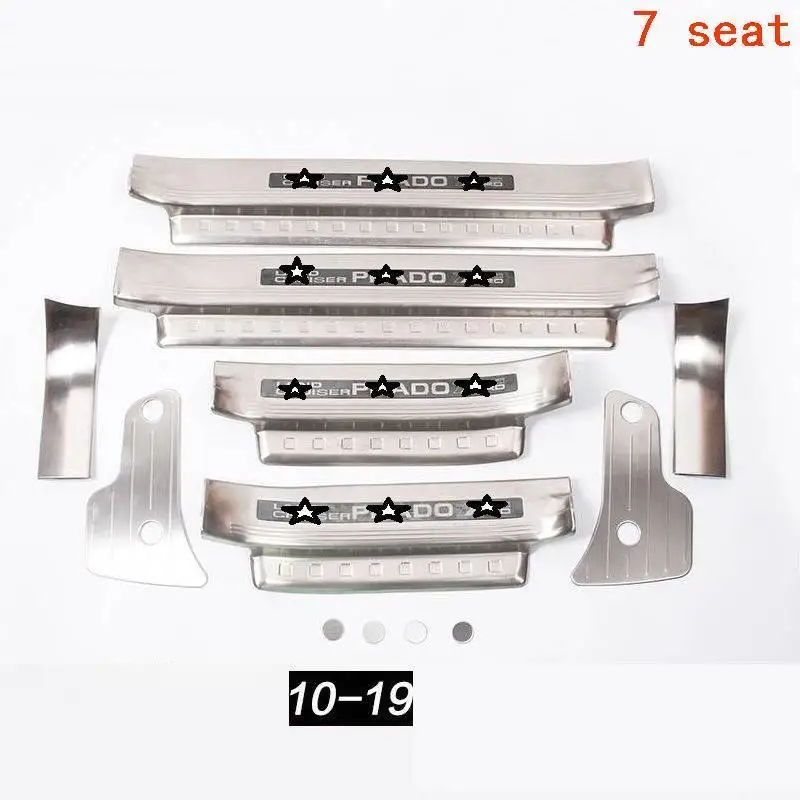 Car Decorative Automovil Foot Pedal Wing Mirror Exterior Decoration Accessory 10 11 12 13 14 15 16 17 18 19 FOR Toyota Prado | Автомобили