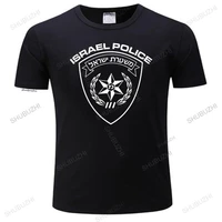 new arrived casual tshirt israel israeli police special forces counter terrorist t shirt men two sides casual tee usa size
