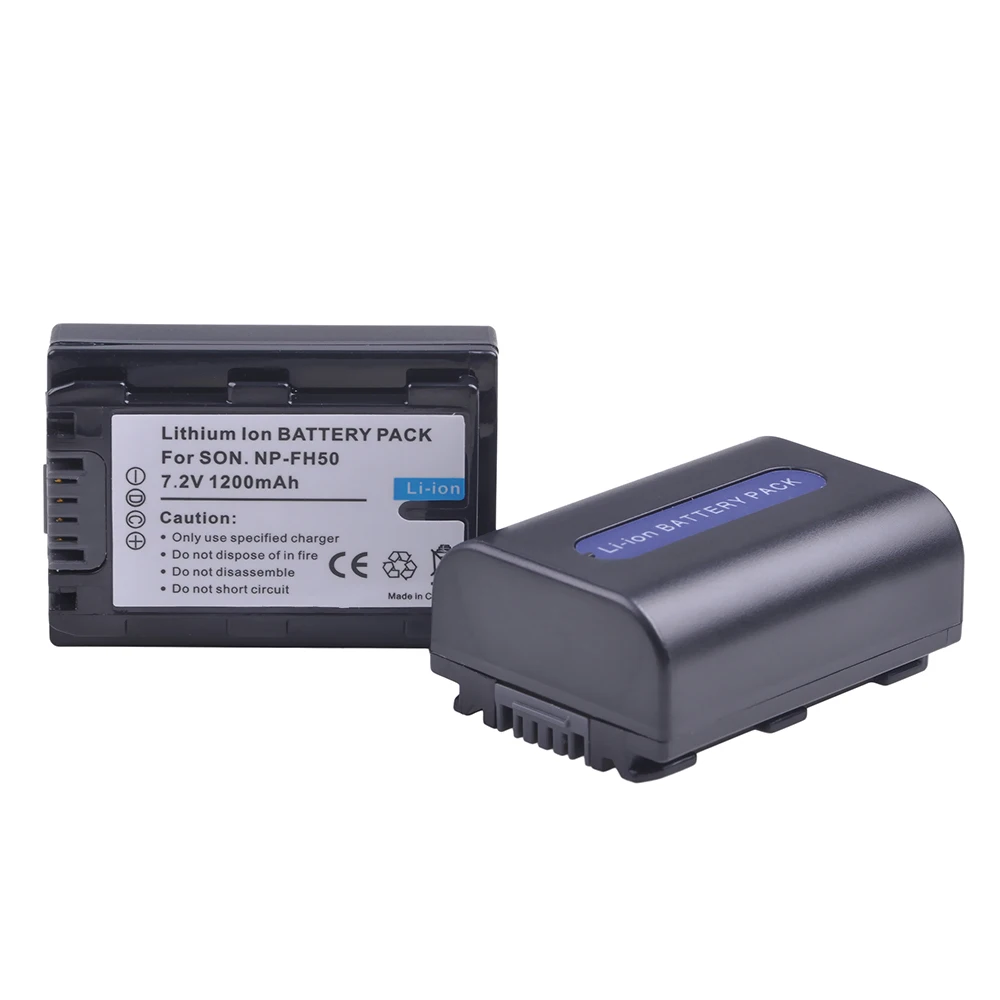 1 шт. 1200 мАч NP FH50 NPFH50 NP-FH50 литий-ионный аккумулятор для Sony A230 A330 A290 A390 DSC-HX1 HX100 HX200