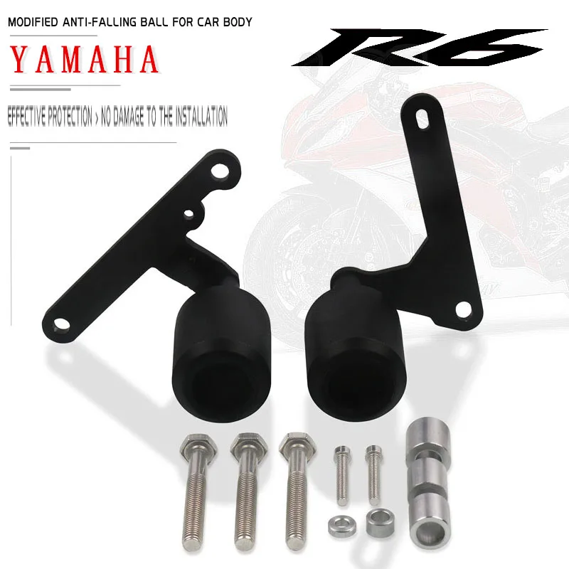 For YAMAHA YZF R6 2017-2021 2020 YZFR6 YZF-R6 Motorcycle Falling Protection Frame Slider Fairing Guard Anti Crash Pad Protector