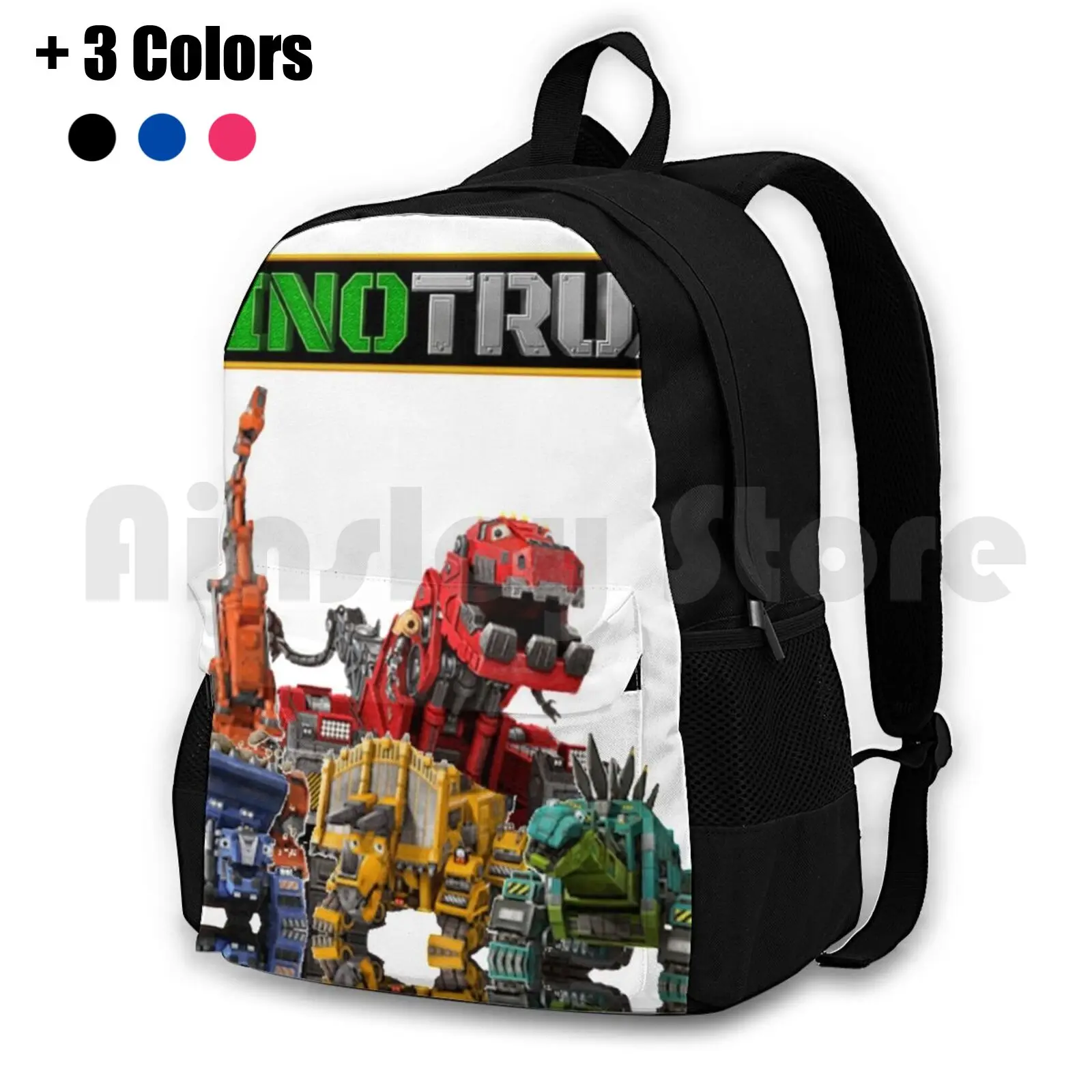 

Детский рюкзак Dinotrux с мультипликационным рисунком, водонепроницаемый ранец для детского шоу, Походов, Кемпинга, путешествий