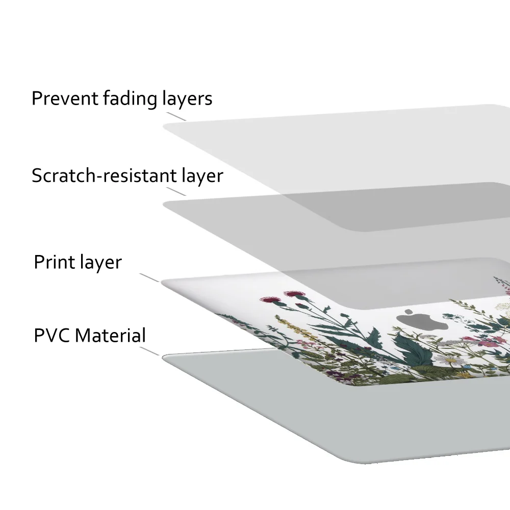 Новый креативный чехол для ноутбука с 3D принтом MacBook Air Pro retina 11 12 13 15 дюймов