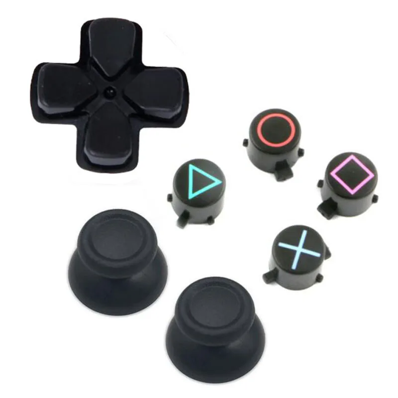 Набор аналоговых кнопок для джойстика ABXY X D pad запасные части контроллера Sony