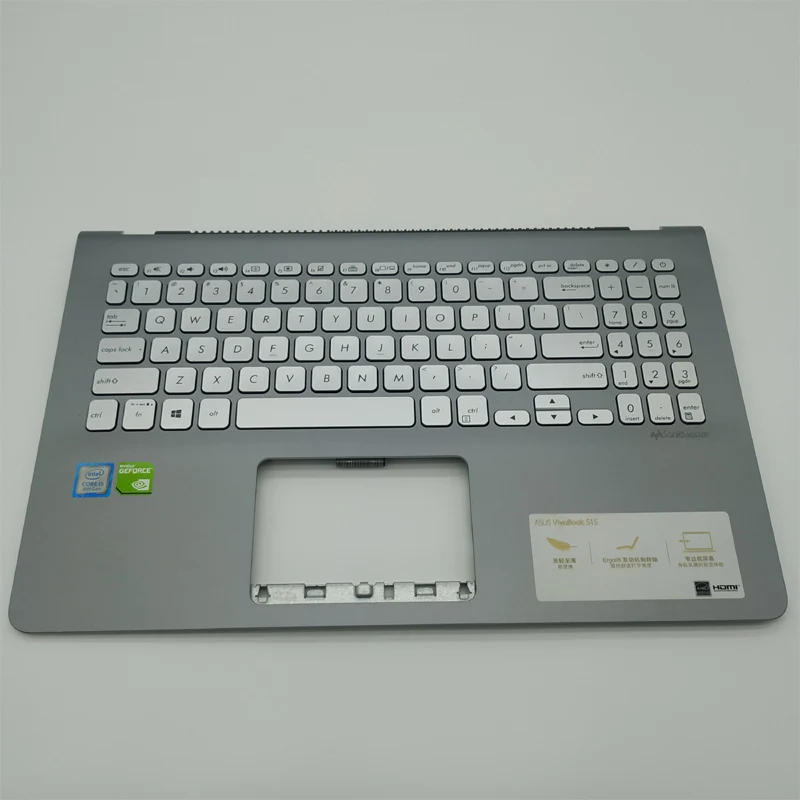 Бесплатная Доставка! 1 шт. 90%-95% новый корпус для ноутбука с клавиатурой Asus VivoBook/F