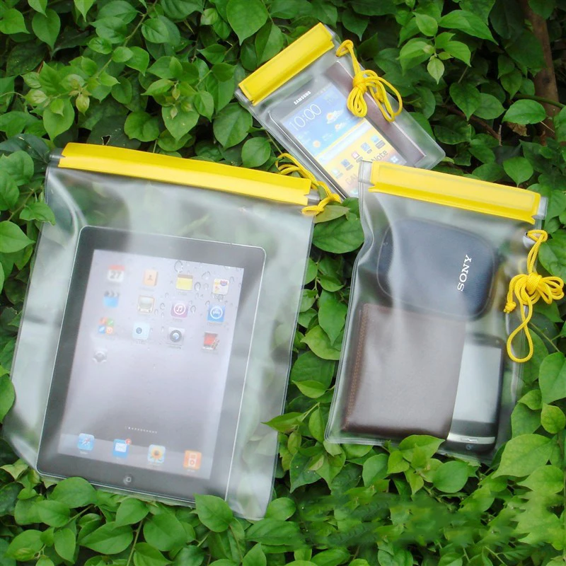 New Sale 3 pcs/set Waterproof Dry Storage Bags Holder Storages Box For Camera Mobile Phone Pouch Backpack Kayak Rafting
