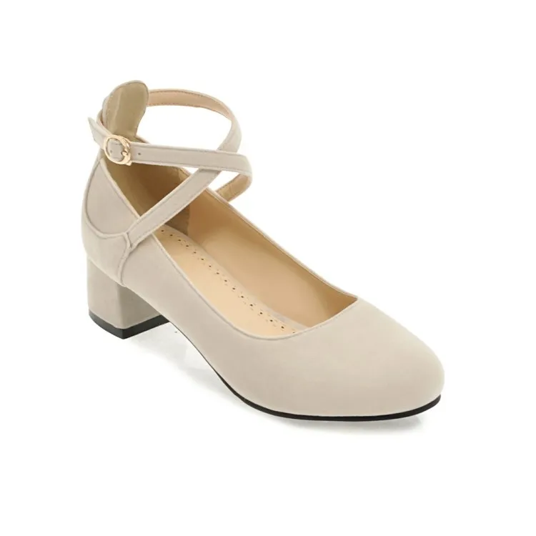 Женские туфли на высоком каблуке лодочки больших размеров 11 12 замшевые с круглым