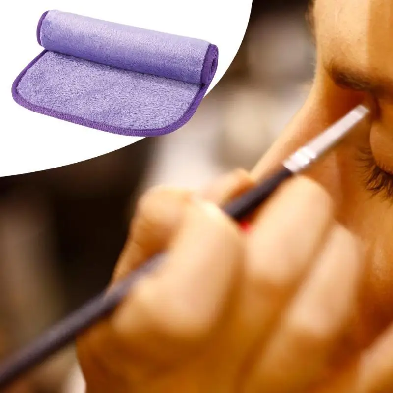 Многоразовое полотенце из микрофибры для лица натуральный химический