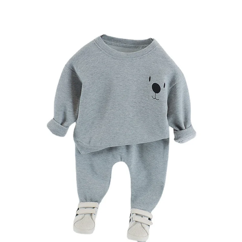 

New Spring Children Boy Cotton T-Shirt Pants 2Pcs/Sets Autumn Baby Girls Cartoon Clothes Toddler Fashion Costume Kids Sportswear