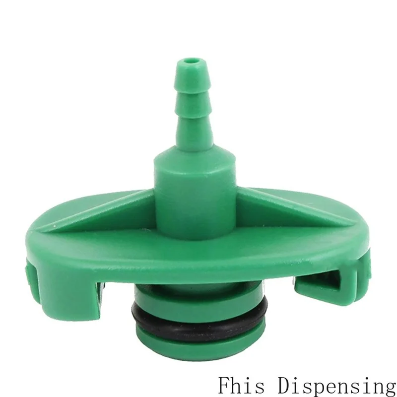 Pack of 50 Dispensing Parts 10cc Green Adapter Fitting with O-Ring