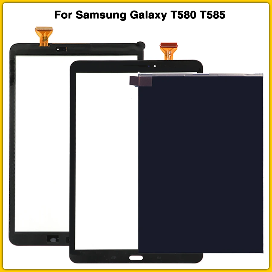 T585 ЖК-сенсорный экран для samsung Tab A SM-T580 SM-T585 T580 ЖК-дисплей, сенсорная панель дигитайзер сенсор стекло объектив