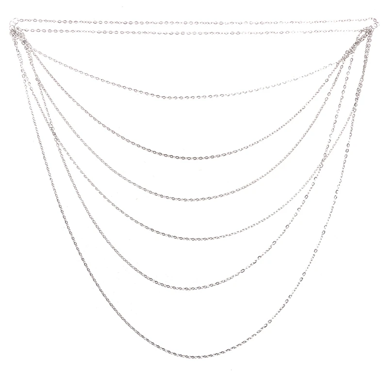 Винтажное популярное стильное многослойное женское ожерелье с несколькими