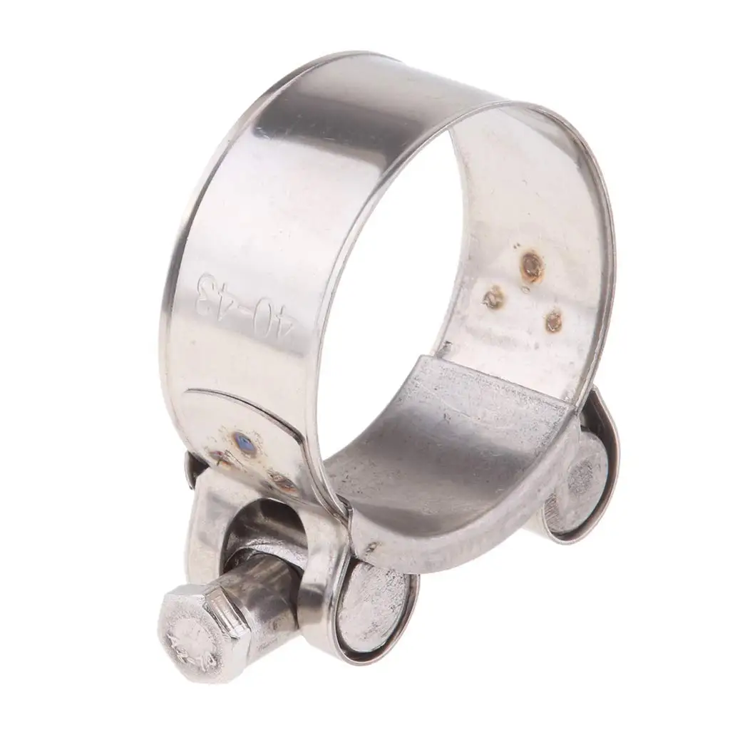 

Зажим для выхлопной трубы мотоцикла, зажимы для глушителя из нержавеющей стали (40-43 мм)