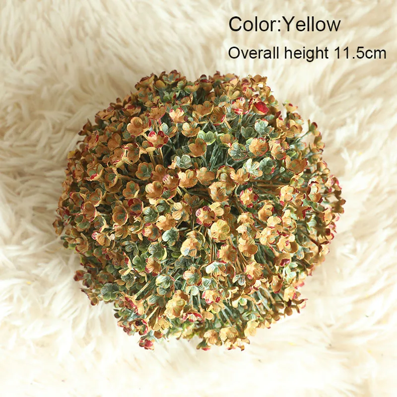 5 лепестков забора травы шар имитация пластиковых цветов фермерский Декор