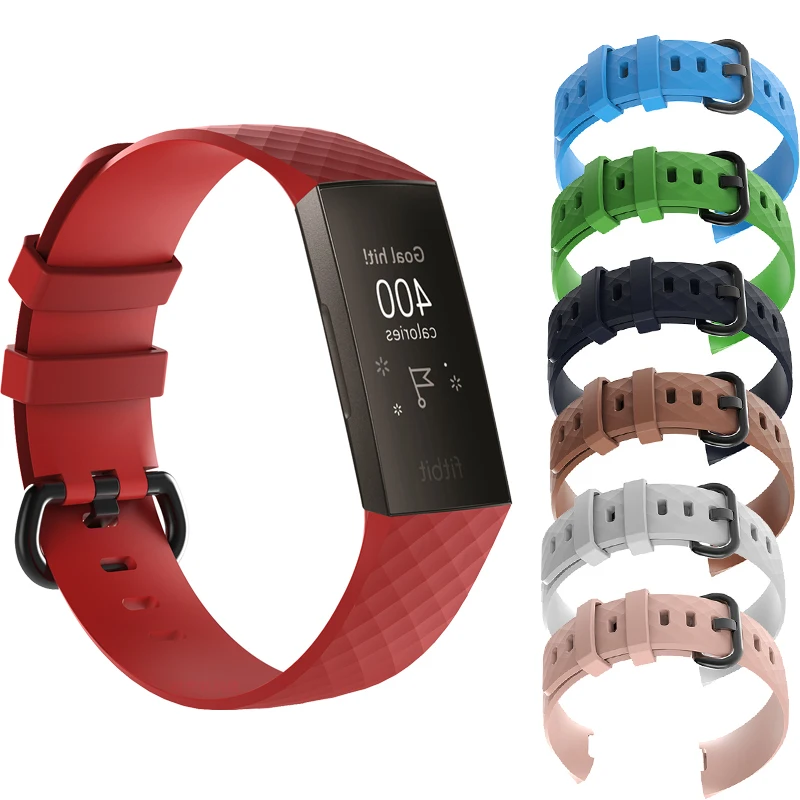 Ремешок силиконовый для Fitbit Charge 3 4 SE сменный браслет аксессуары браслета|Ремешки
