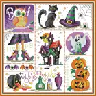 Набор для вышивки крестиком с рисунком животных на Хэллоуин в западном стиле традиционная вышивка 11CT 14CT вышивка домашний декор живопись