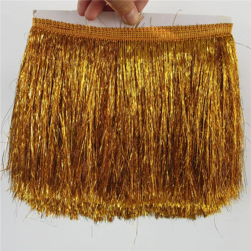 

Wholesale 10 Yards/lot Fringe Lace Tassel Trim Tassels Latin Dance Dress Decoration Curtain 20cm Wide Lace Ribbon