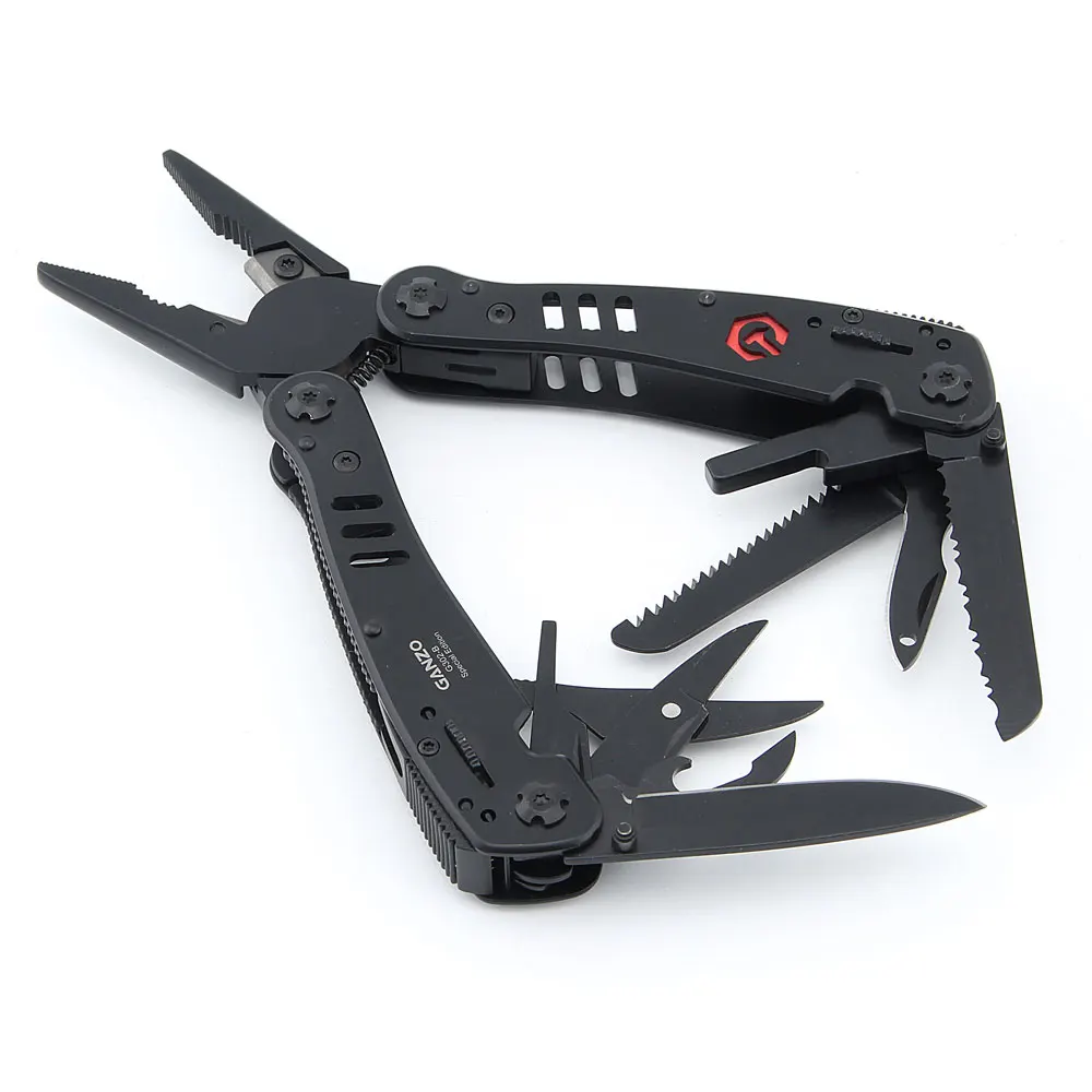 GANZO G302B G302H Multi Tool Folding Pliers Survival with Scissor Screwdriver Bit Wood SAW Awl Knife for Outdoor Camping | Инструменты