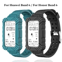 for huawei watch band 6 sport wristband silicone strap bracelet compatible for honor band 6 band6 watchbands accessories correa