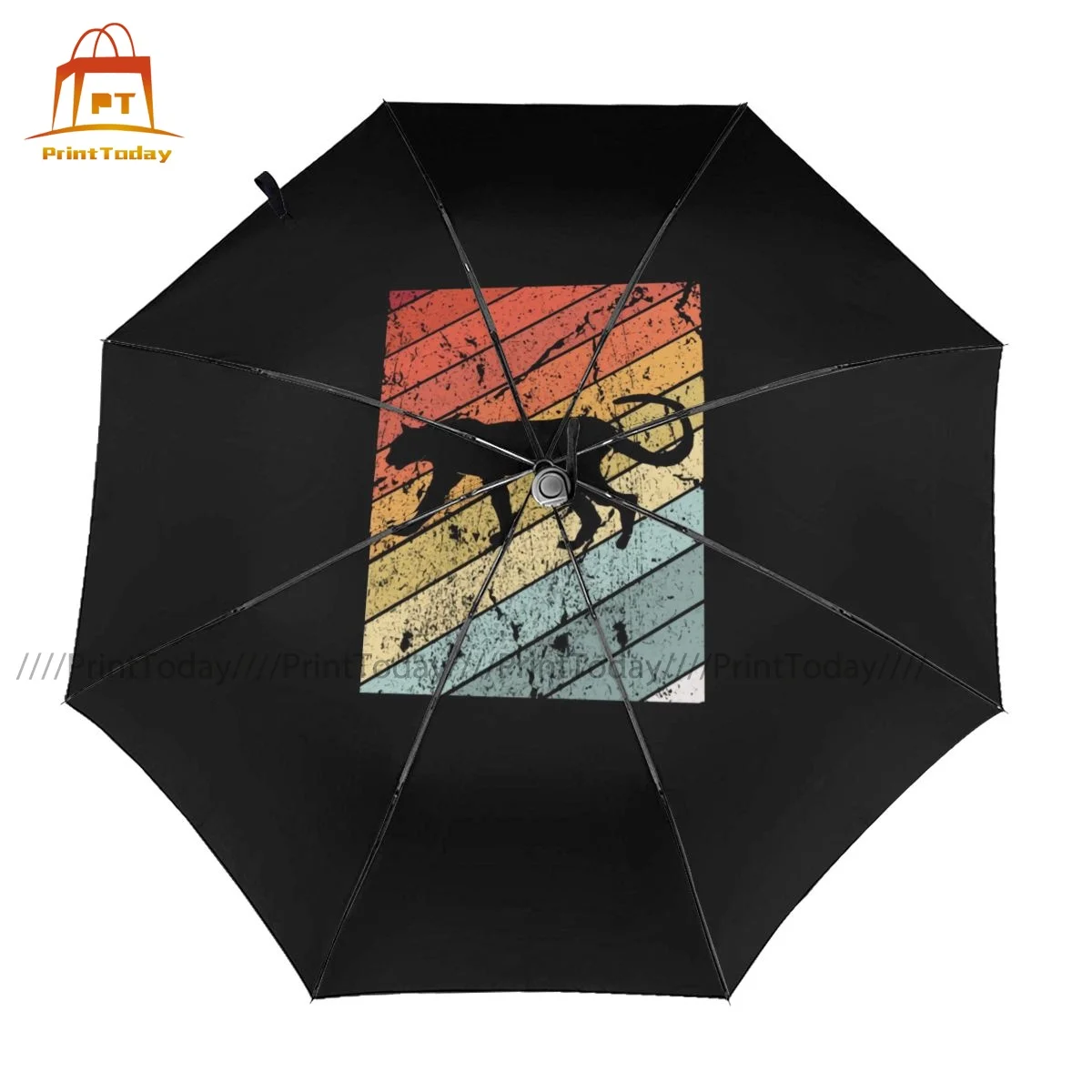 

Cheetah Umbrella Automatic Wind Proof Umbrella Cheap Print Outside Reinforced Umbrella