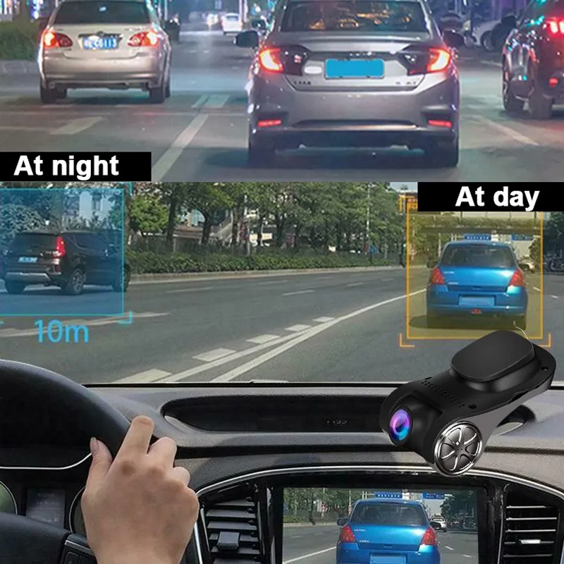 Автомобильный видеорегистратор ADAS с функцией дальнего действия 1080P FHD ночным